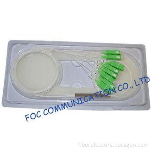 PON Mini Tube Fiber Planar lightwave circuit splitter with